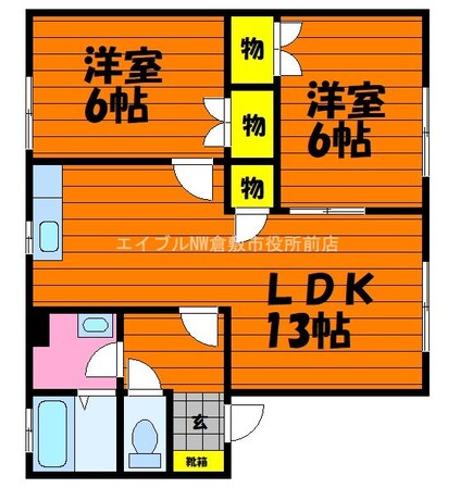 グランシャリオ　C棟の物件間取画像